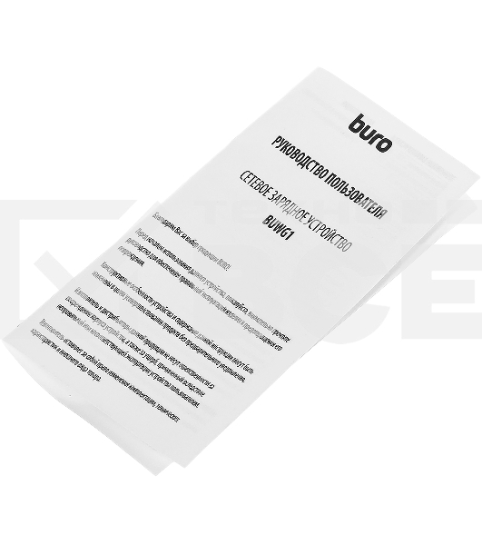 Сетевое зарядное устройство Buro BUWG1 3A QC черный