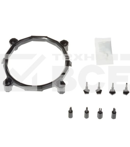 Кулер Cooler ID-Cooling DK-01S серебристый/черный 80мм алюминий 2200rpm 24db 3-pin 65W