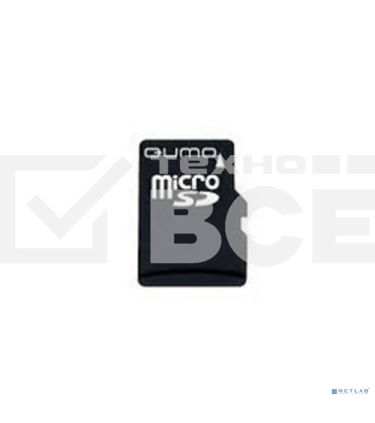 Флэш карта QUMO QM4GMICSDHC10 4Gb MicroSDHC Class 10, SD adapter