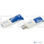 Флеш диск Netac U182 Blue 128Gb <NT03U182N-128G-30BL>, USB3.0, сдвижной корпус, пластиковая бело-синяя, фото8