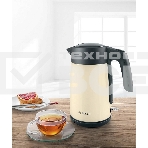 Чайник Bosch TWK7L467, 1.7л, 2400 Вт., нерж.сталь, покрытая эмалью, бежевый, шкала уровня воды, фото13