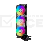 Система охлаждения PCCooler DA360 Pro ARGB Digital BK (300W, 360mm, LED temp., Black, ARGB/ Fans: 3x120mm, 75.8CFM, 33.7dBA, 2200RPM/ Pump height 57mm, 28dBA, 3000RPM, Rad thickness 27mm/ S: 1851, 1700, 1200, 20XX, 115X, AM5, AM4), фото8