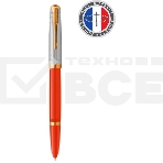 Ручка перьевая Parker 51 Premium (CW2169071) Red Rage GT F сталь нержавеющая подар.кор., фото 1