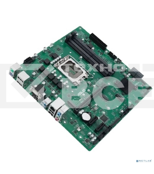 Материнская плата ASUS Pro B760M-C-CSM, LGA 1700, Intel B760, 4xDDR5, 4xSATA, 2xM.2, 1xPCI-E 4.0 x16, 2xPCI-E x1, 1x 1Gb LAN, 2xUSB-A 2.0, 2xUSB-A 3.2 Gen 1, 1xHDMI, 1xVGA, 2xDP, 3x3.5 мм, 7.1, Micro-ATX