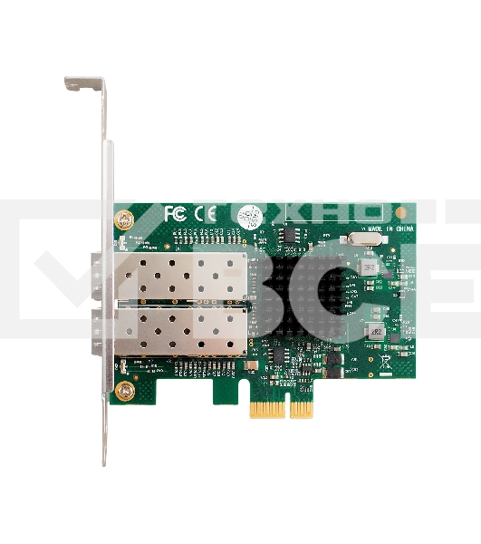 Комплект: Сетевой адаптер SFP ExeGate EXE-82576-F2 + 2xТрансивер Single-Mode до 20км ExeGate EXT-1G-SM1310-LC2-20KM (EX296229RUS: PCI-E x1 v2.0, порты 2x SFP (10/100/1000Mb/s), Gigabit Server NIC Intel Chipset 82576-F2 + 2xEX298328RUS: Tx:1310/Rx:1310 нм,