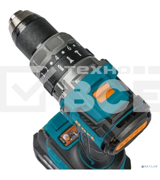 Дрель-шуруповерт Bort BAB-21Ix2Li-XDK, Аккумуляторная, 18В, 2 АКБ, Ударная