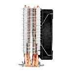 Кулер ExeGate Wizard EXX400V3-PWM.FRGB (Al+Cu, 4 тепл.трубки, LGA775/1150/1151/1155/1156/1200/1700/1851/AM2/AM2+/AM3/AM3+/AM4/AM5/FM1/FM2/754/939/940, TDP 140W, Fan 120mm, PWM, 800-1800RPM, Hydro bearing, 4pin, 11-24db, 540г, FRGB подсветка, с термопастой, на винтах, RTL), фото6