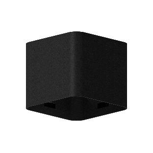 Корпус светильника C7806 SBK черный песок 70*70*H60mm MR16 GU5.3