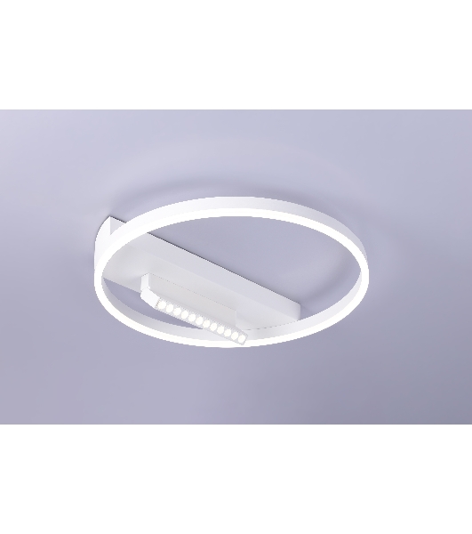Светильник Ambrella light FL51457/1+1 WH белый 60W 3000K-6400K+4200K D500*110 (ПДУ РАДИО 2.4G)