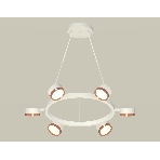 Светильник Ambrella light XB9191153/6 SWH/PPG белый песок/золото розовое полированное GX53 (C9191, N8126), фото3