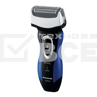Бритва сетчатая Panasonic ES6002 реж.эл.:3 питан.:аккум. черный/синий
