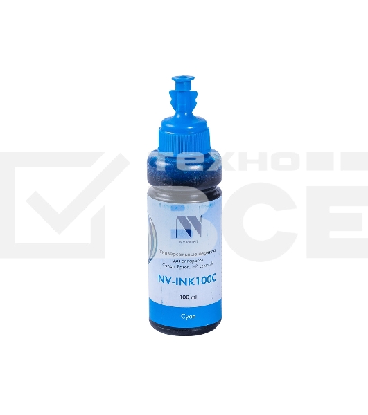 Чернила совместимые NV-INK100U Cyan универсальные на водной основе для аппартов Сanon/Epson/НР/Lexmark (100 ml) (Китай)