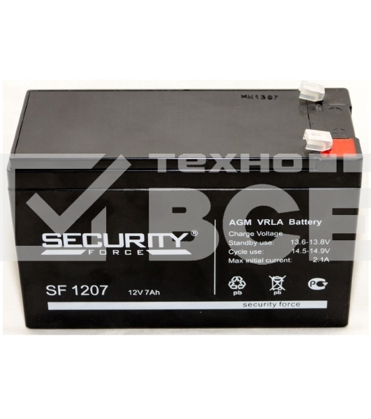 Батарея Delta Security Force SF 1207 (12V 7Ah)