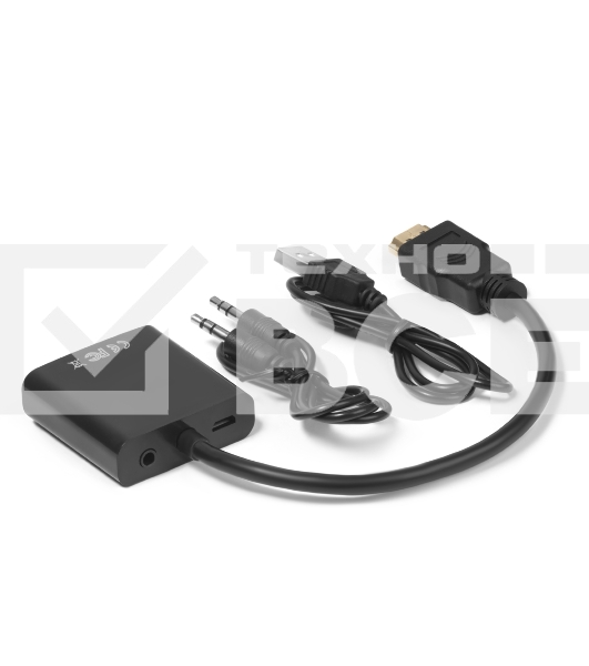 Greenconnect Мультимедиа professional конвертер-переходник HDMI > VGA +audio + micro USB для доп.питания, GCR-HD2VGA3 Greenconnect Мультимедиа professional конвертер-переходник HDMI > VGA +audio + micro USB для доп.питания, GCR-HD2VGA3