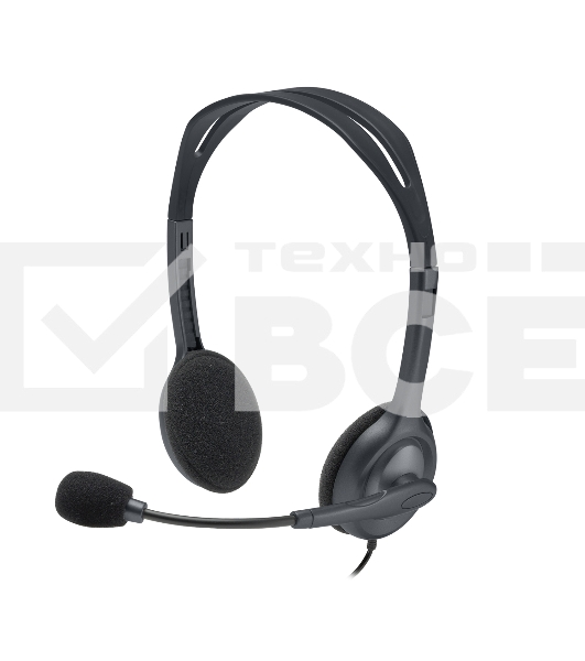 Гарнитура Logitech Headset H111 Stereo grey (981-000594/981-000593/981-000588)
