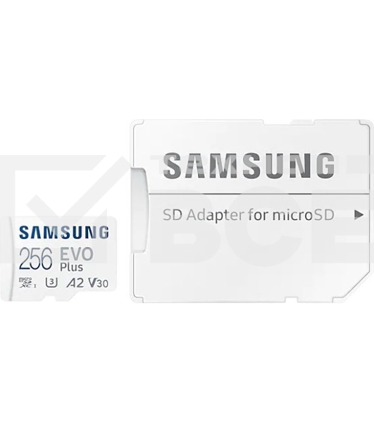 Флеш карта microSDXC 256Gb Class10 Samsung MB-MC256KA/RU EVO PLUS + adapter