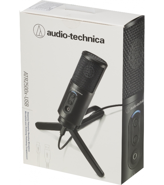 Микрофон конденсаторный студийный AUDIO-TECHNICA ATR2500x-USB