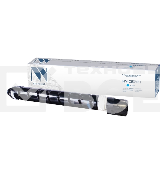 Картридж лазерный NVP совместимый NV-C-EXV51 Голубой для Canon IR Advance C5535/5540/5550/5560 (60000k)