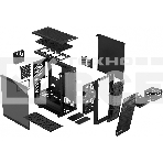 Корпус Fractal Design MESHIFY 2 COMPACT BLACK - TG / ATX, TG / 2x140mm & 1x120mm fans inc. / FD-C-MES2C-03, фото 1