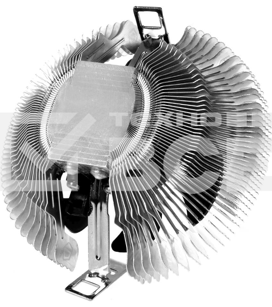 Кулер Cooler ID-Cooling DK-01S серебристый/черный 80мм алюминий 2200rpm 24db 3-pin 65W