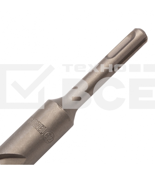 Бур по бетону, двойная спираль, Cobalt W-tip, 22x600 мм, SDS PLUS Denzel