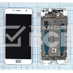 Дисплей для Asus ZenFone Live ZB553KL белый с рамкой, фото 1