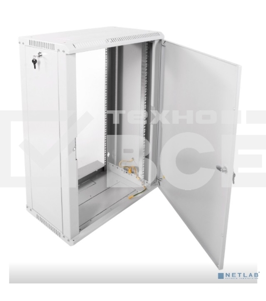 Шкаф телеком. настенный разборный 18U-Э (600х350) дверь металл (ШРН-Э-18.350.1) (1 коробка)