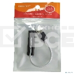 ORIENT AU-04PLB, Адаптер USB to Audio (звуковая карта), jack 3.5 мм (4-pole) для подключения телефонной гарнитуры к порту USB, кнопки: громкость +/-, играть/пауза/вперед/назад; Windows/Linux/MAC OS, фото 1