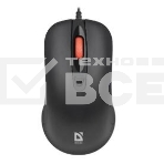 Мышь проводная Defender Omega MB-522 черный, 1600 dpi, USB, кнопки - 4, фото5