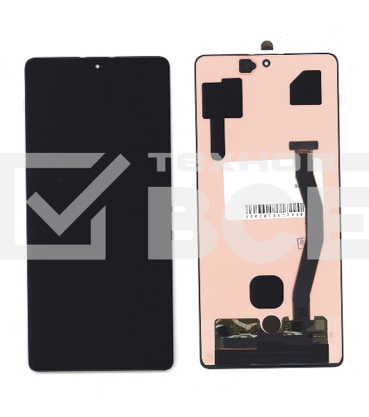 Дисплей для Samsung Galaxy S10 Lite SM-G770F в сборе с тачскрином OLED, черный