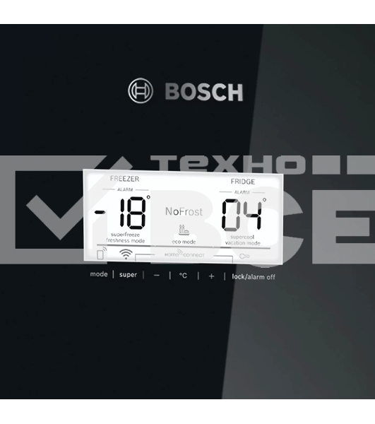 Холодильник Bosch KGN39LB30U черный двухкамерный 279/87л морозилка снизу