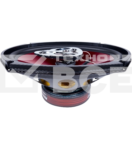 Колонки автомобильные Kicx SP 693 200Вт 92дБ 4Ом 16x23см (6x9дюйм) (ком.:2кол.) коаксиальные трехполосные