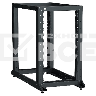 Стойка двухрамная ITK Linea LF05-42U61-2GM 42U 600ммX1000мм 700кг черный