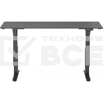 Стол для компьютера Cactus CS-EDL-BBK черный, столешница ДСП, каркас черный, фото4