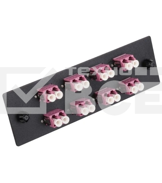 Панель Lanmaster LAN-APM-8X2LC/OM4 1U 8xLC дупл. 50/125 OM4 (упак.:1шт)