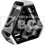 Компьютерный корпус JONSBO TR03-A Silver без БП, боковая панель из закаленного стекла, mini-ITX, micro-ATX, ATX, серебристый, фото6