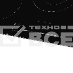 Встраиваемая варочная панель ECS 702 электрическая, 75 см, 5 конфорок, черный цвет, фото3