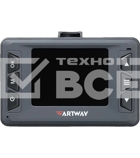 Видеорегистратор с радар-детектором Artway Combo MD-205 GPS черный
