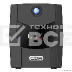 Источник бесперебойного питания CBR QTM-1500T-4F-LCUC Line Interactive 1500VA/900W 9Ah12V 4 x Shuko, HID-USB, RJ45/11, фото 1