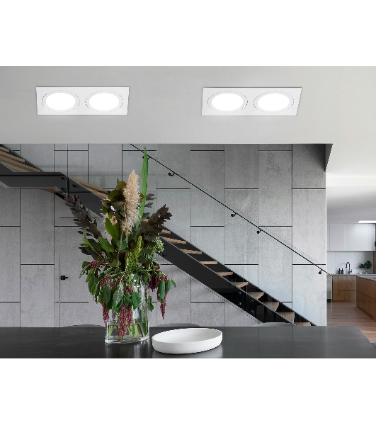 Светильник Ambrella light TN6612/2 WH белый IP44 GX53/2 max 15W 215*110*24