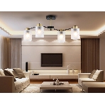 Светильник Ambrella light TR303324/4 BK/GD черный/золото E27/4 max 60W 650*290*270, фото3
