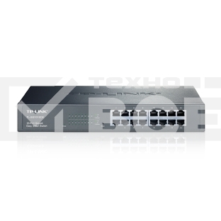 Сетевой коммутатор TP-Link SMB TL-SG1016DE 16-Port Gigabit Easy Smart Switch, 16 10/100/100Mbps RJ45 ports, MTU/Port/Tag-based VLAN, QoS, IGMP Snooping