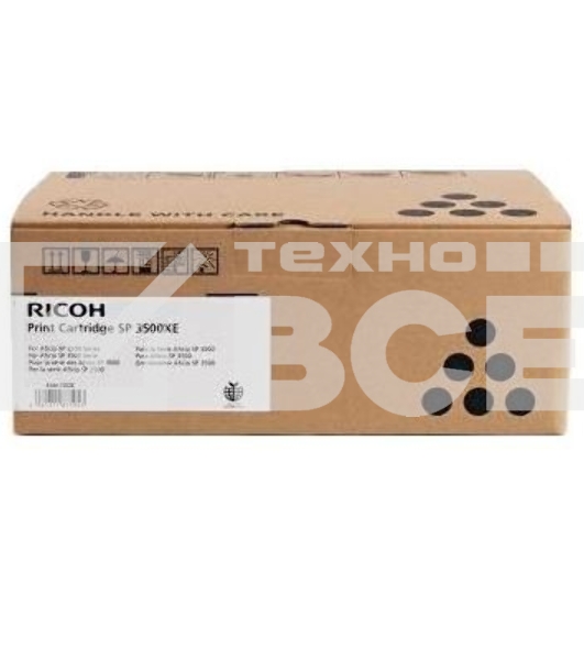 Картридж лазерный Ricoh тип SP 3500XE черный для Aficio SP3500N/SP3510DN/SP3500SF/SP3510SF 6400 отпечатков