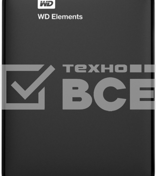 Внешний жесткий диск Western Digital Elements Portable WDBU6Y0040BBK-WESN 4ТБ 2,5