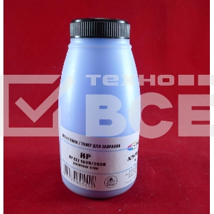 Тонер HP CLJ 1600/2600 Cyan, химический (фл. 80г) B&W Premium (Mitsubishi) фас. России