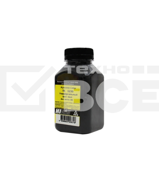 Тонер Hi-Black Универсальный для KyoceraColor TK-5230, Bk, 60 г, банка