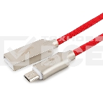 Кабель USB 2.0 Cablexpert CC-P-mUSB02R-1.8M, AM/microB, серия Platinum, длина 1.8м, красный, блистер, фото4