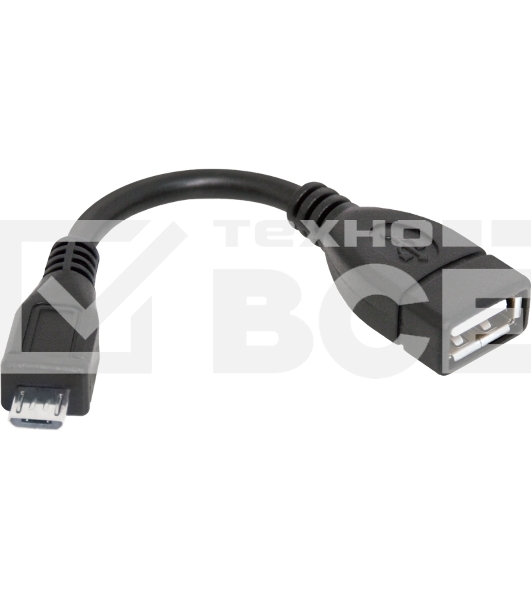 Кабель-переходник Defender microUSB (M) - USB (F) /для подкл. устр. USB Flash, HDD, мыши, и и т.д./ поддерж. режим OTG.