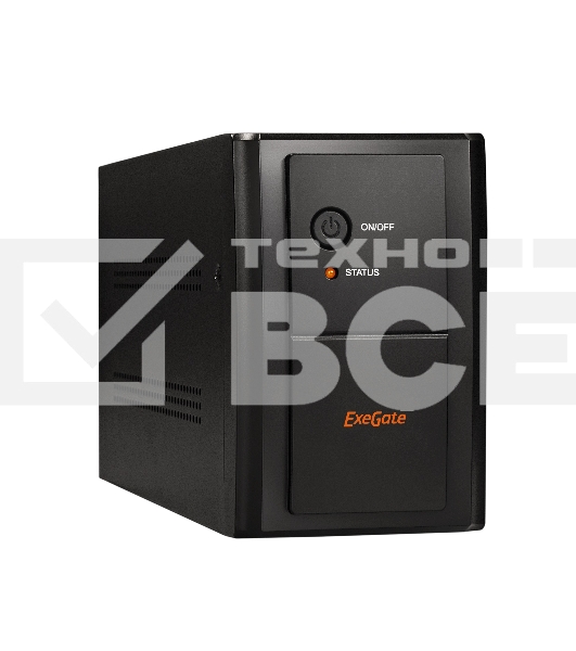 Источник бесперебойного питания ExeGate EP285496RUS SpecialPro UNB-1500.LED.AVR.C13.RJ.USB <1500VA/950W, LED, AVR, 6*IEC-C13, RJ45/11, USB, Black>