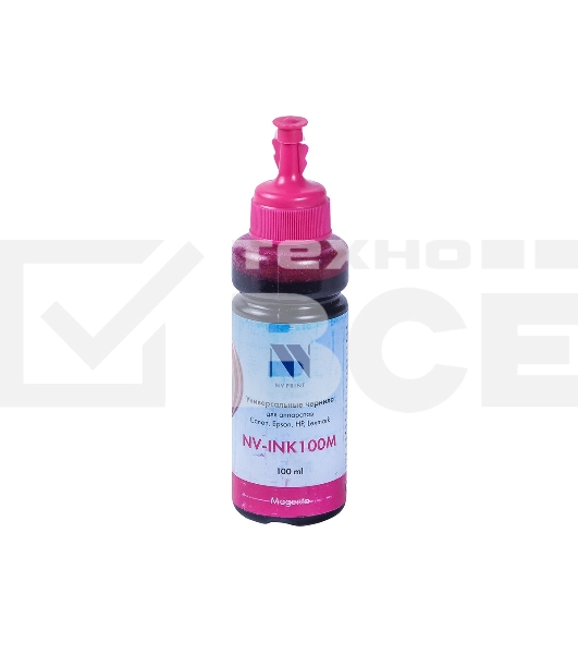 Чернила совместимые NV-INK100U Magenta универсальные на водной основе для аппартов Сanon/Epson/НР/Lexmark (100 ml) (Китай)